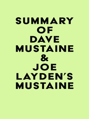 cover image of Summary of Dave Mustaine & Joe Layden's Mustaine